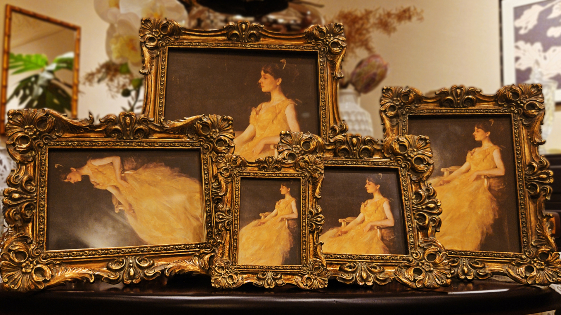 Amazon.com - CISOO 4x4 Vintage Small Picture Frame, Antique Ornate