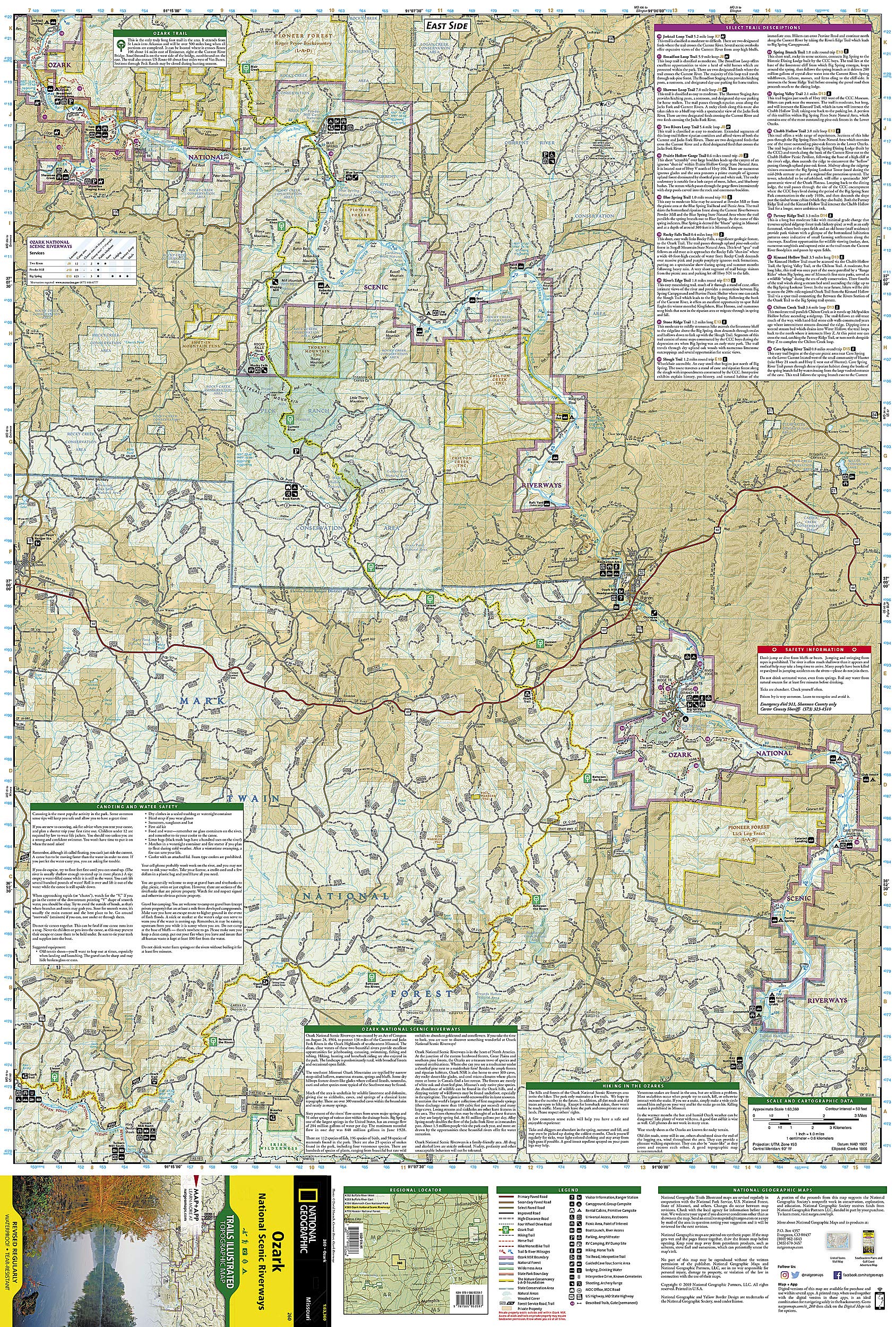 Snapklik.com : Ozark National Scenic Riverways Map