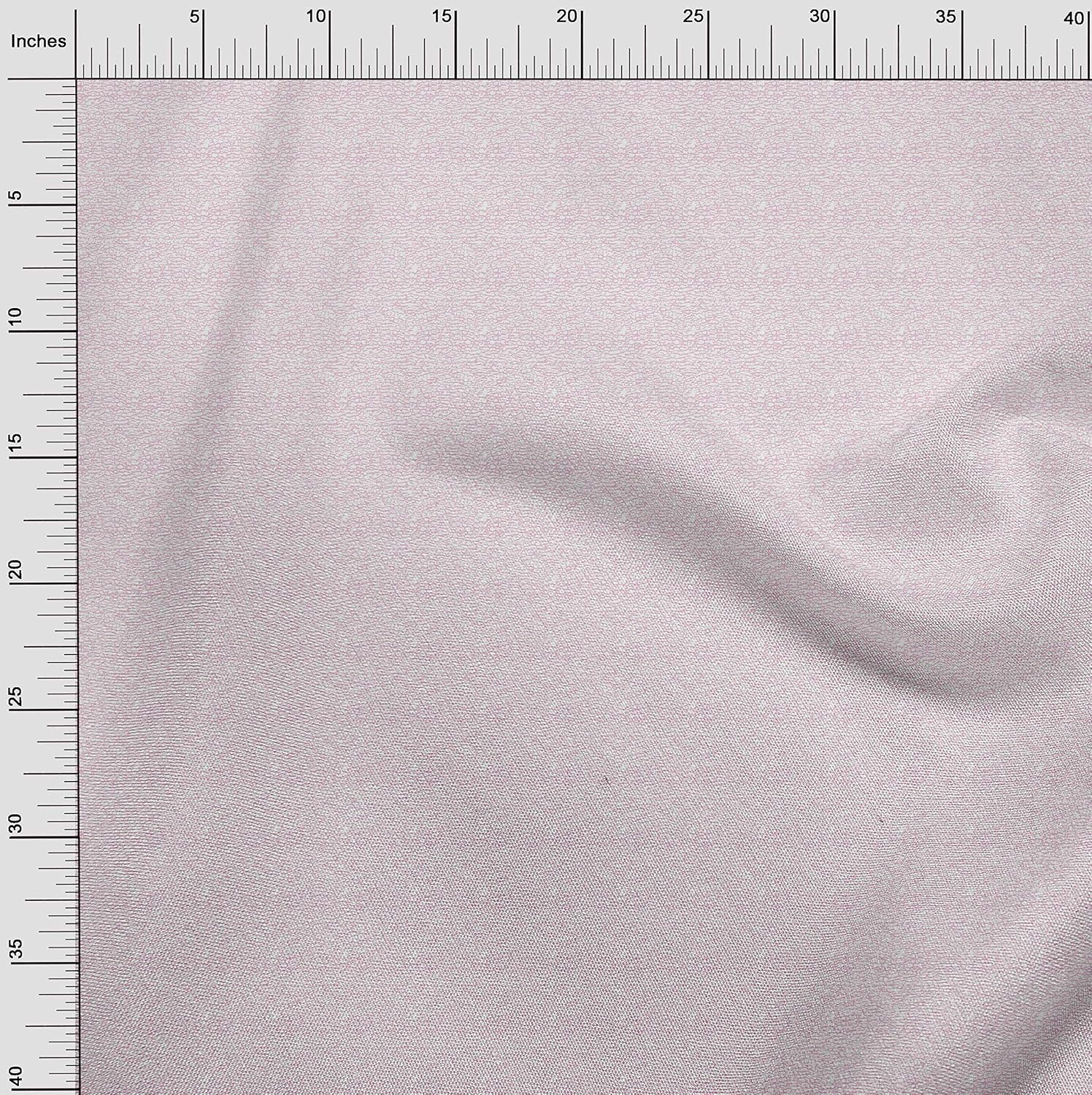 oneOone Viscose Chiffon Blush Pink Fabric Abstract Texture Sewing Material Print Fabric By The Yard 42 Inch Wide