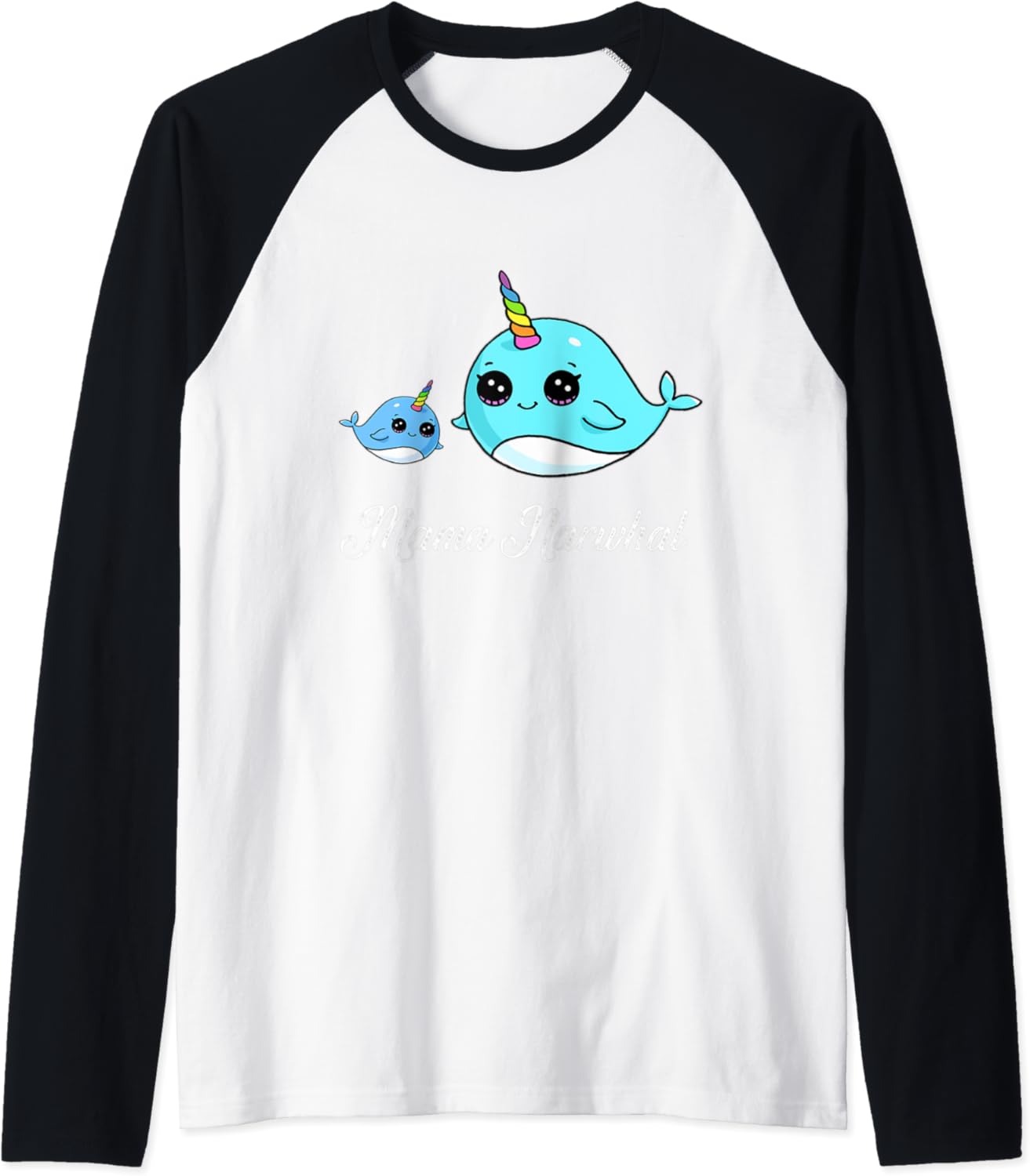 Amazon.com: Mama Narwhal Cute Narwhal Shirt Mothers Day Gift Raglan