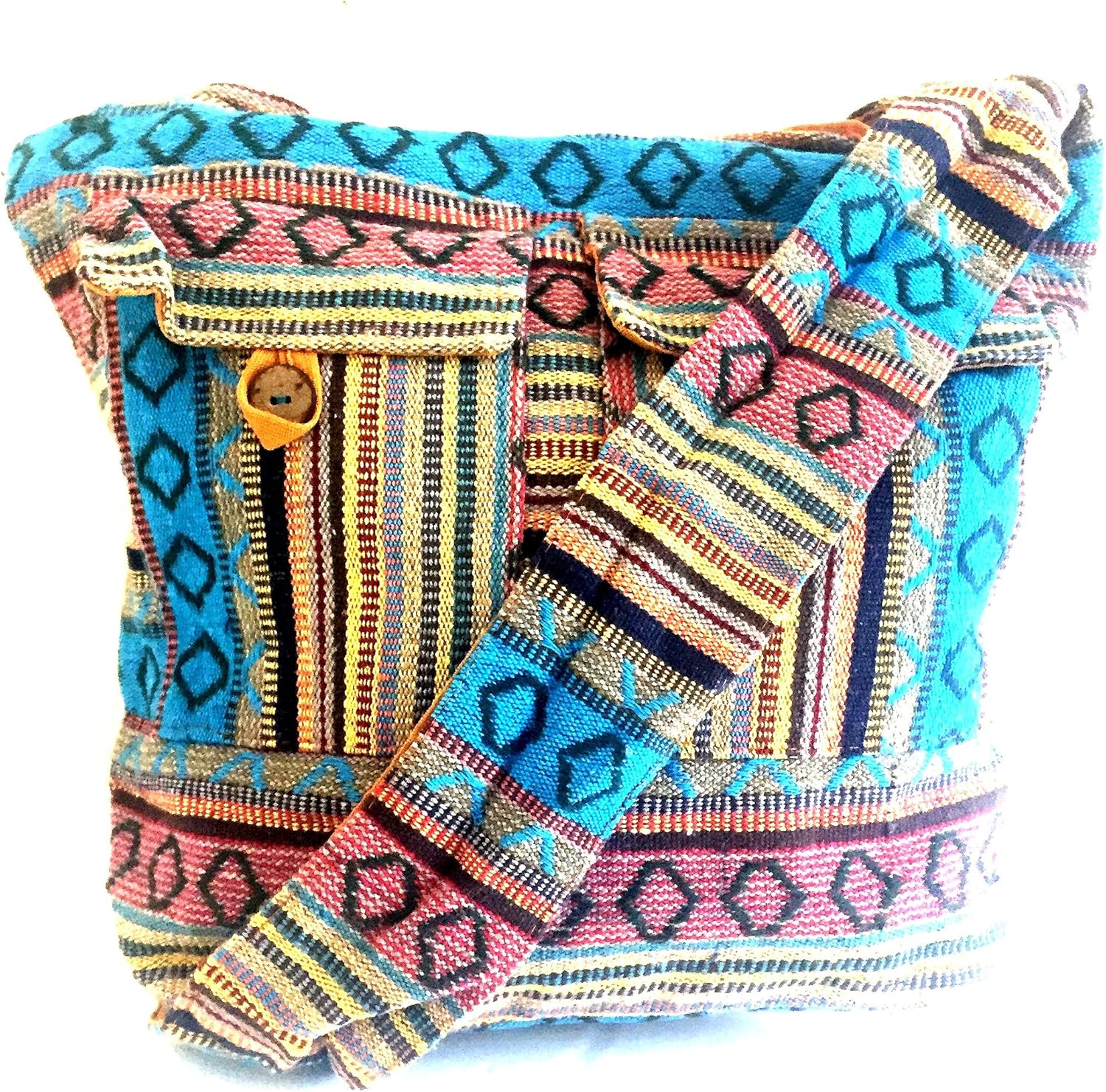 保障できる Oma 厚手キャンバス製 ヒッピー メッセンジャー肩掛けトートバッグ Mda33 Fr 保障できる Oma 厚手キャンバス製 ヒッピー メッセンジャー肩掛けトートバッグ Mda33 Fr