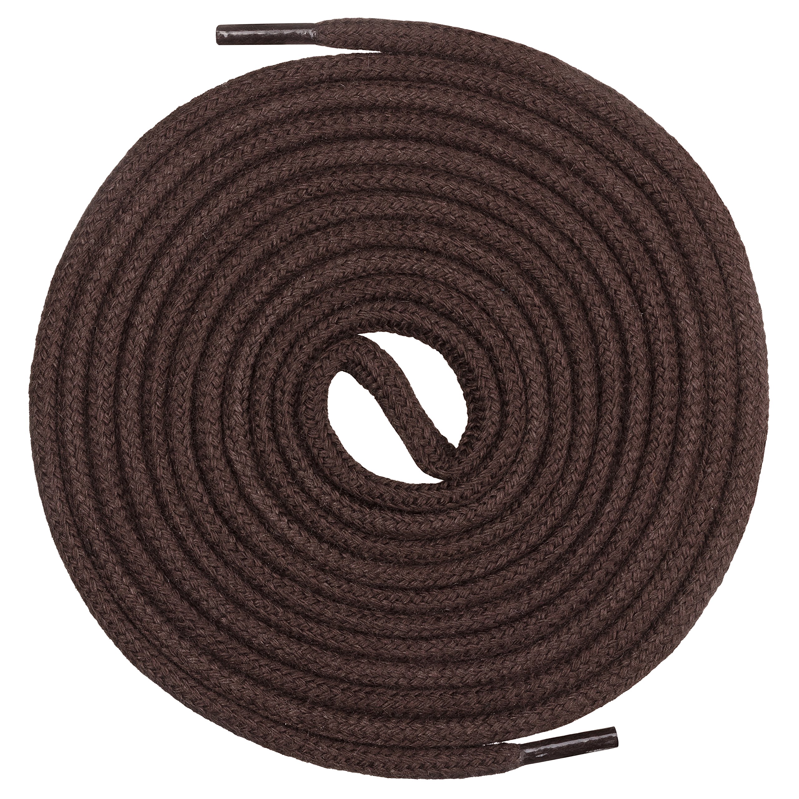 Mount Swiss Lacets ronds, qualite premium 100% coton, indéchirable, ø 3 mm -4 mm, Longeur 45-200 cm