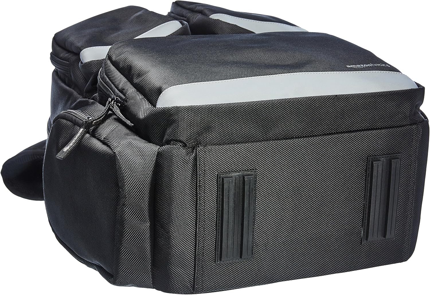 Amazon Basics Durable, Padded Tool Bag Backpack, Black - 23 Pocket with 3 Pocket Front