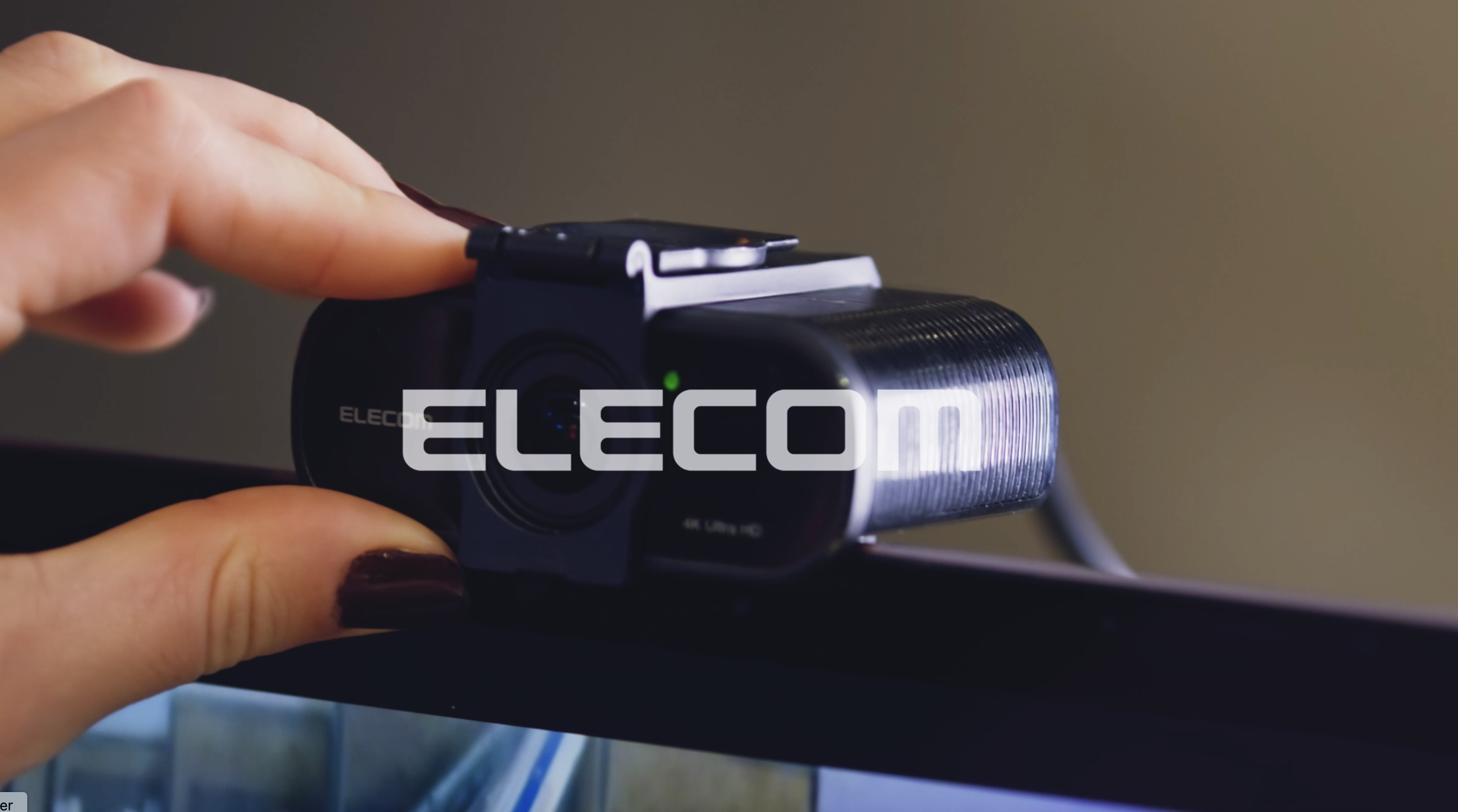 Amazon.com: ELECOM 4K AI Auto-Tracking Webcam with Cover, 60fps 