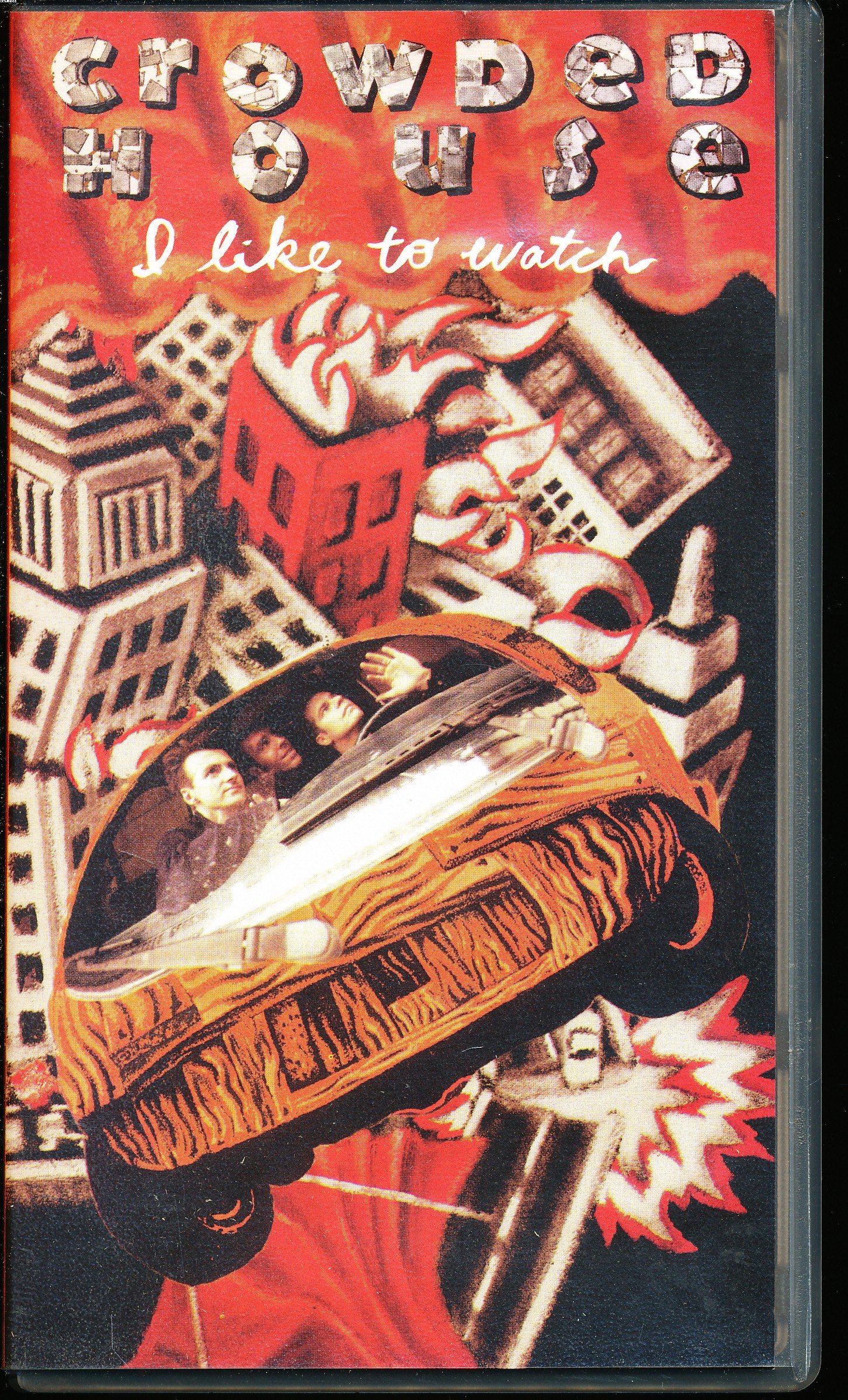 Crowded House I Like to Watch VHS Alemania para recuperar el sonido analógico original