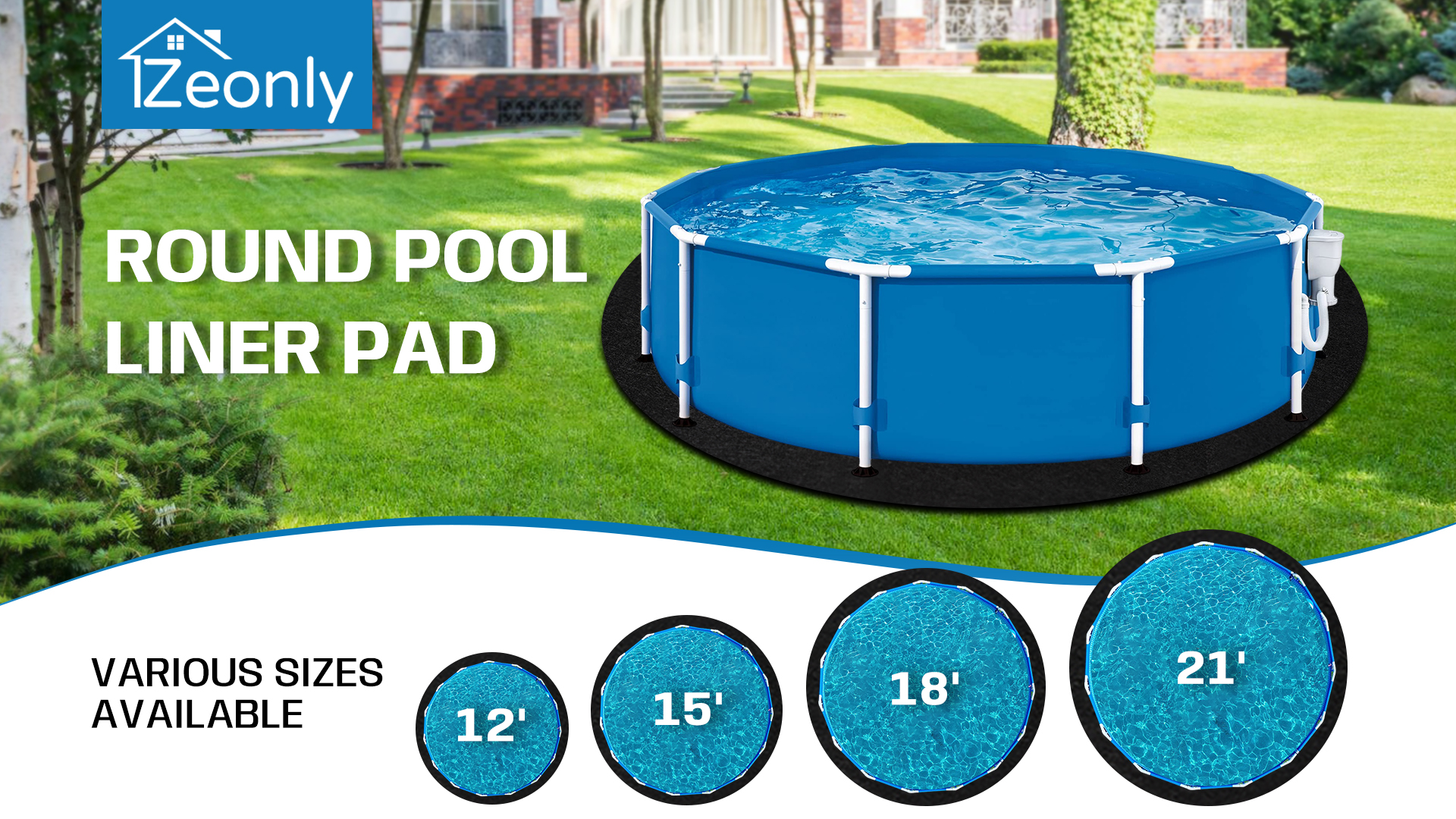Watch Pool Liner Pad, Pool Pads for Above Ground Pool on Amazon Live