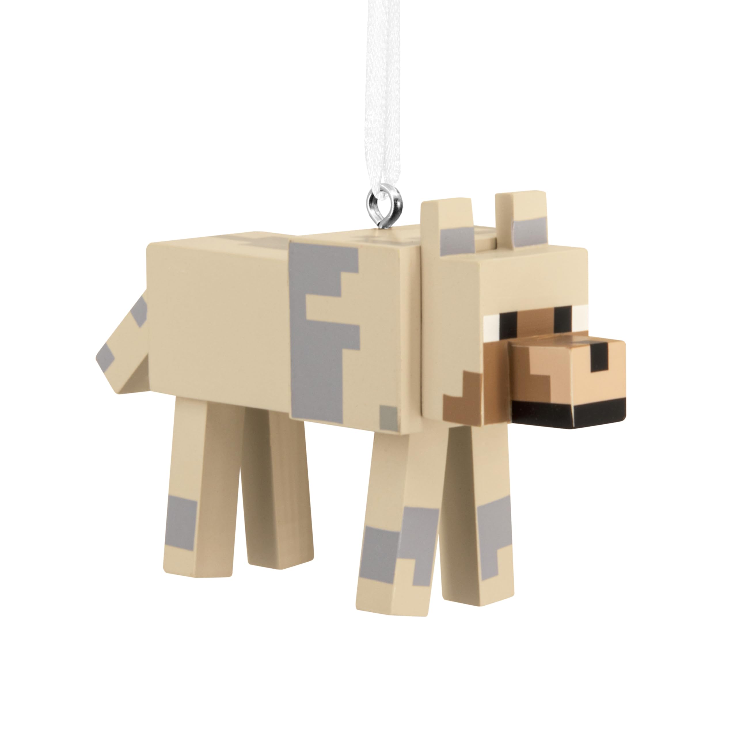 Hallmark Minecraft Wolf Christmas Decoration, Gamer Gifts