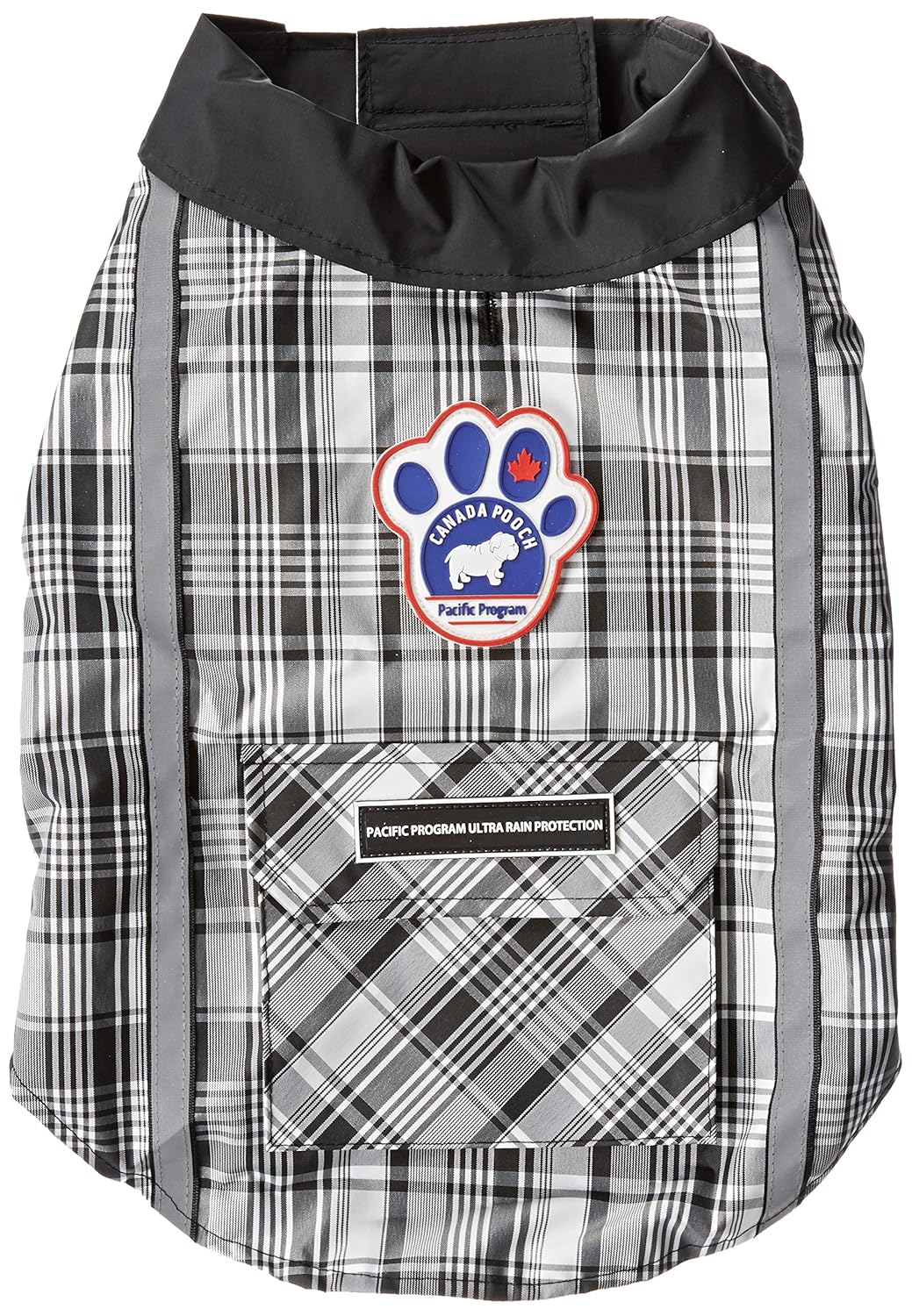 Canada Pooch Amazon Adventurer, Black Plaid, Size 14+ Amazon.in Pet