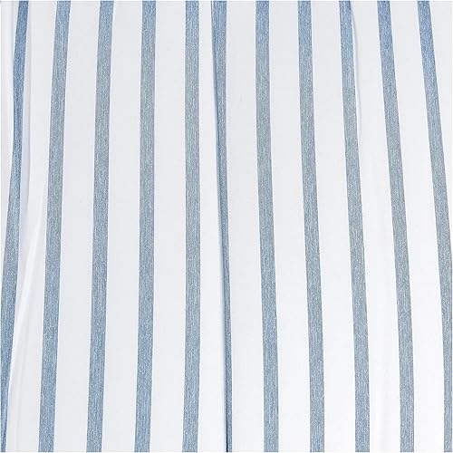 Vista 126 de LINENSPA - Edredón de microfibra hipoalergénico, con relleno sintético, para usar todo el año, tamaño California King, blanco/azul marino Cuadros