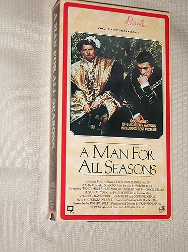A Man for All Seasons VHS