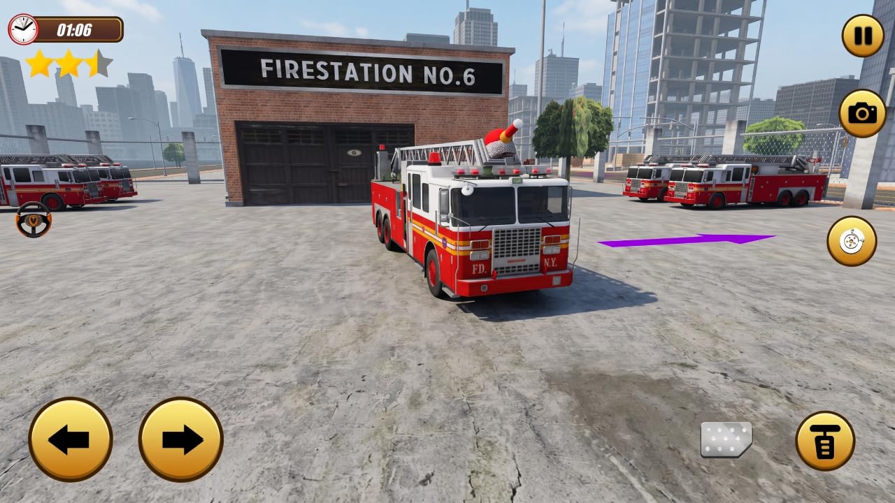 Feuerwehr-Einsatzsimulator – Feuerwehrfahrzeuge fahren - Mise en situation et utilisation