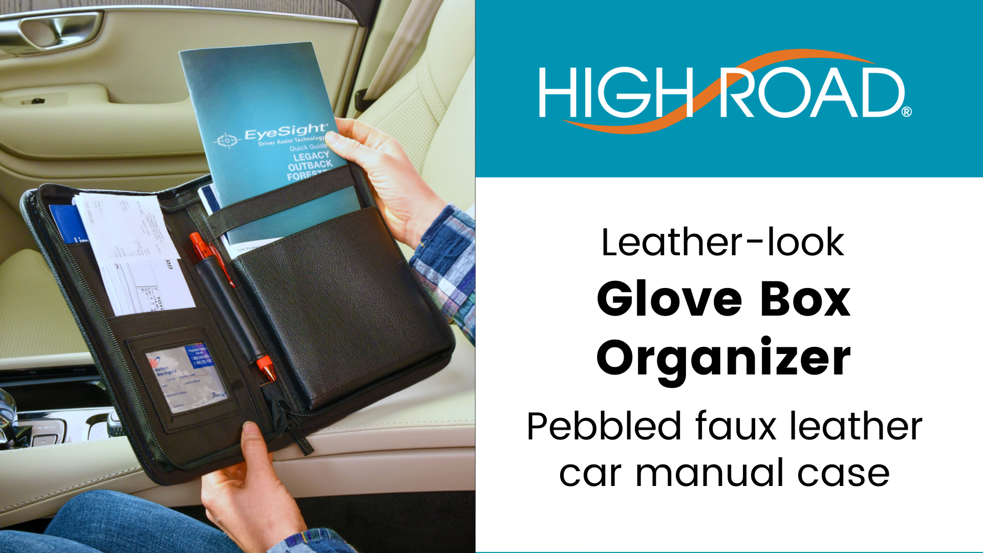 Amazon.com: High Road Car Owners Manual Case and Glove Compartment