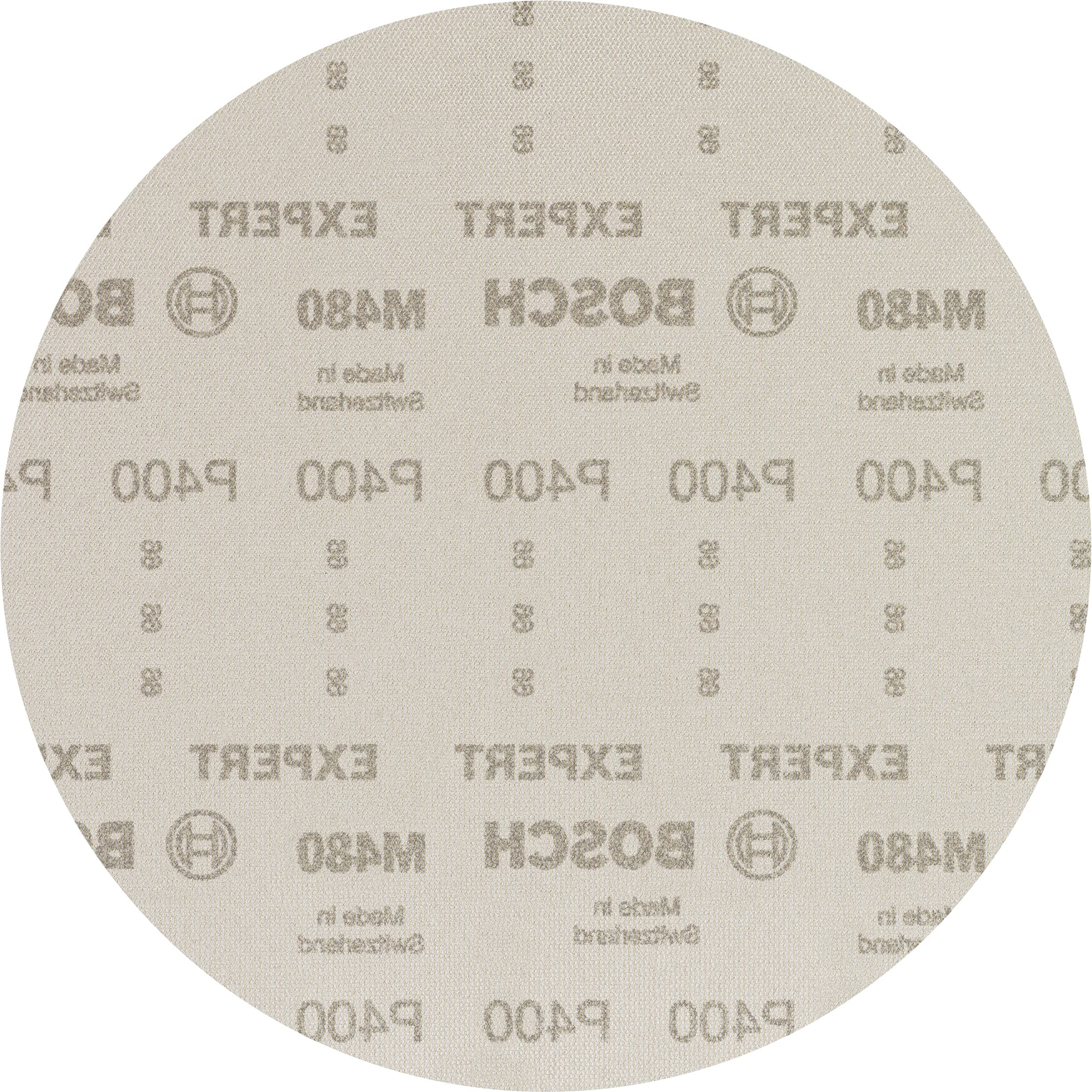 Bosch Bosch 25x EXPERT M480 Sanding Net (for Drywall, Hardwood, Ø 225 mm, Grit 400, Professional Accessory Drywall Sander)