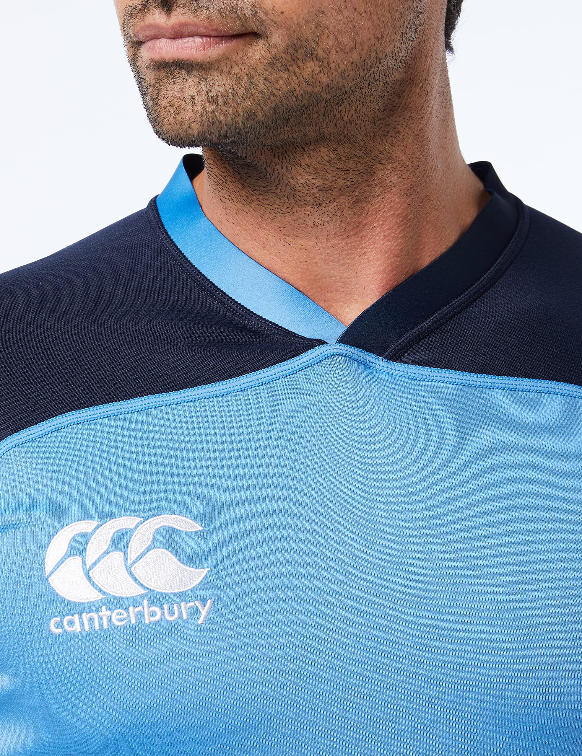 Canterbury Herren Vapodri Evader Hooped Rugby Jersey | Vapodri Technology | Pro Athletic Fit | Durable Technisches Rugby-Trikot