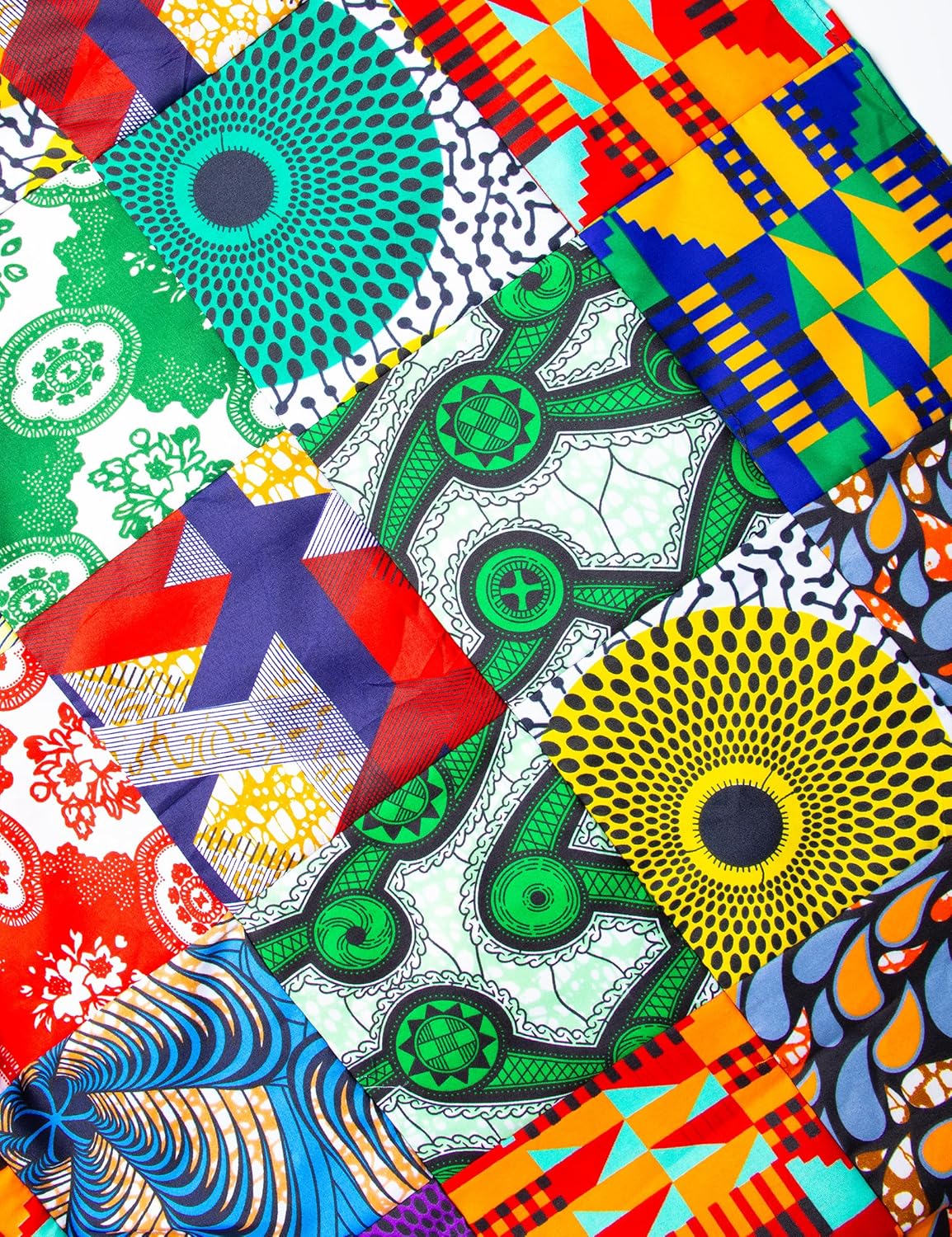 Women's African Print Skirt Ankara Long Maxi Random Pattern Skirts - Image 6