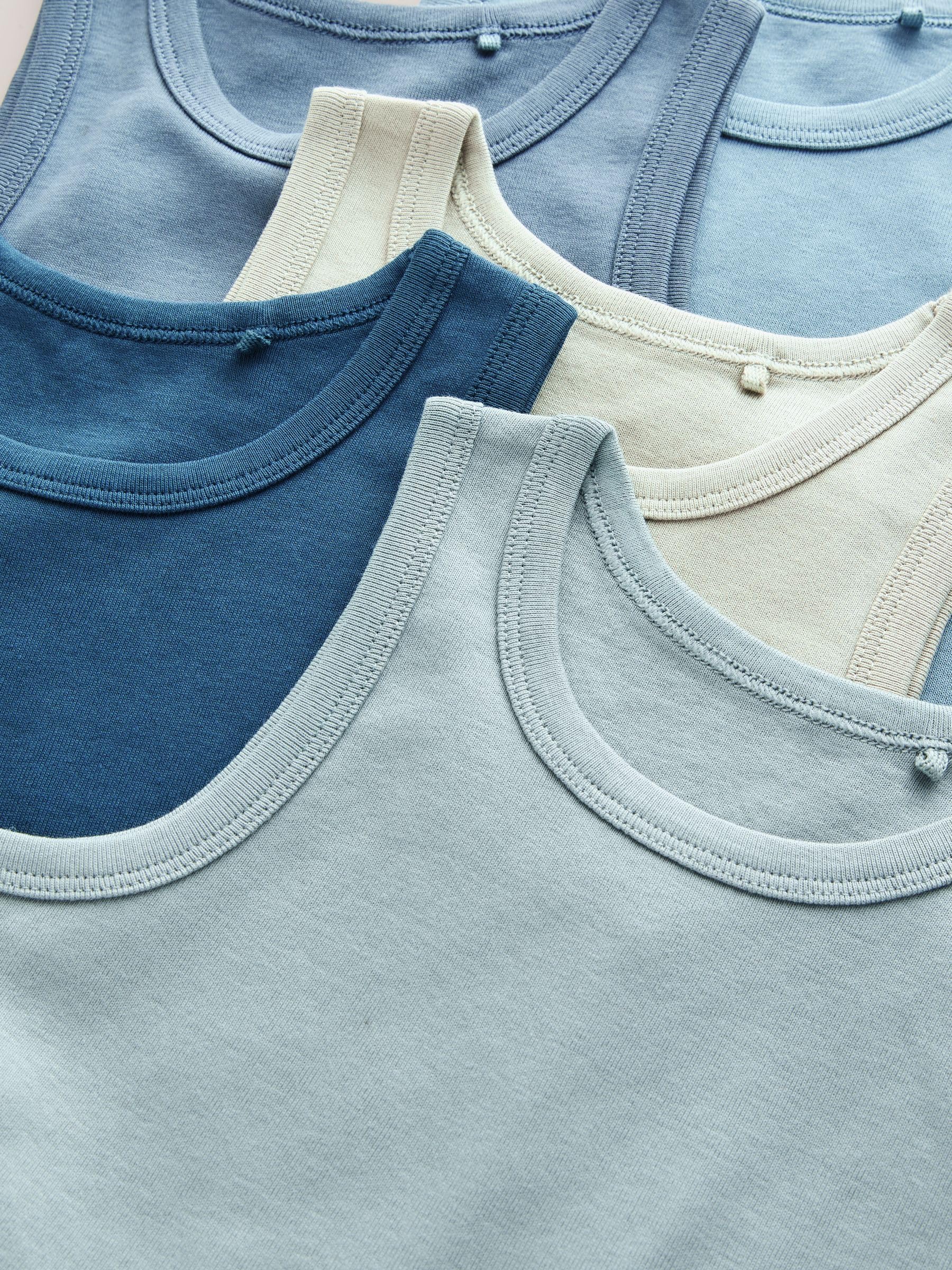 NEXT Jungen 10er-Pack Trägertops aus Biobaumwolle