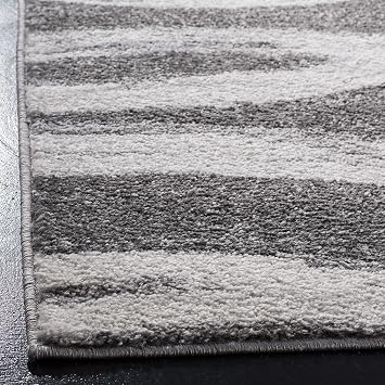 SAFAVIEH Area Rug 9x12 - Adirondack Collection - Large - Charcoal & Ivory, Modern Wave Design, Non-Shedding & Easy to Clean, Ideal for Living Room, Bedroom, Dining Space (ADR125R)