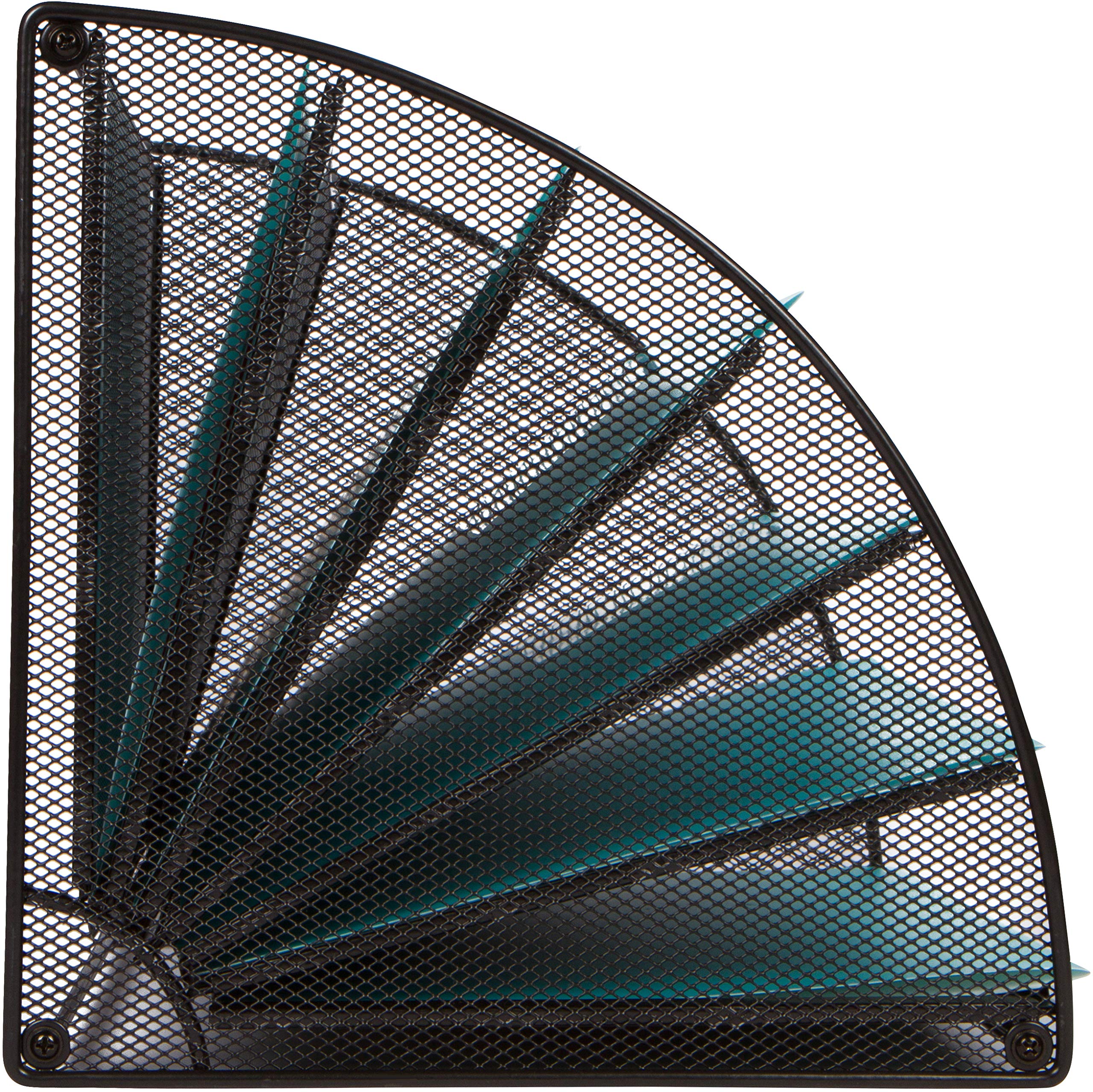 Mesh Office Organizer for Desk Fan Shaped Desktop Organizer with 6