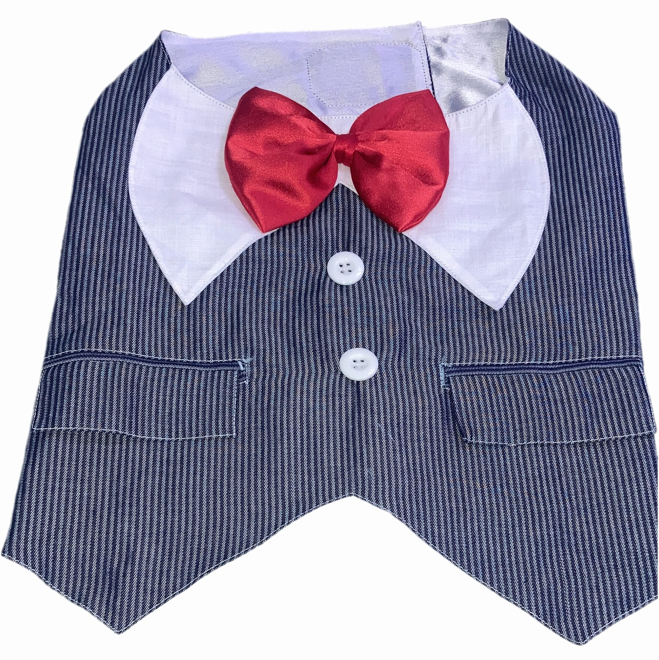 See full amazon price history chart for Oz International Dog Denim Waist Coat Party Dress Shirt with Bow Tie for Small Dogs and Puppies Like Pug, Beagle, Spaniel, Spitz, Apso, Etc. Oz International Dog Denim Waist Coat Party Dress Shirt with Bow Tie for Small Dogs and Puppies Like Pug, Beagle, Spaniel, Spitz, Apso, Etc. (B098QJ89BV) Amazon Price History, Amazon Price Tracker