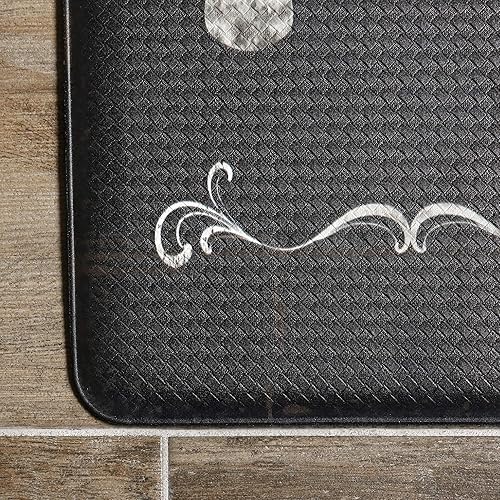 Miniatura 11 de J&V TEXTILES Tapete de cocina antifatiga, tapete de cocina acolchado antifatiga, tapete de cocina acolchado, antideslizante e impermeable