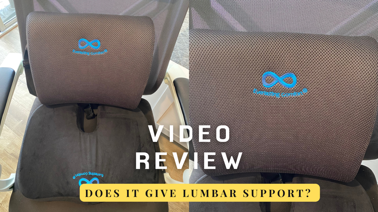 Watch Everlasting Lumbar Support Pillow| Video Review Demo on Amazon Live
