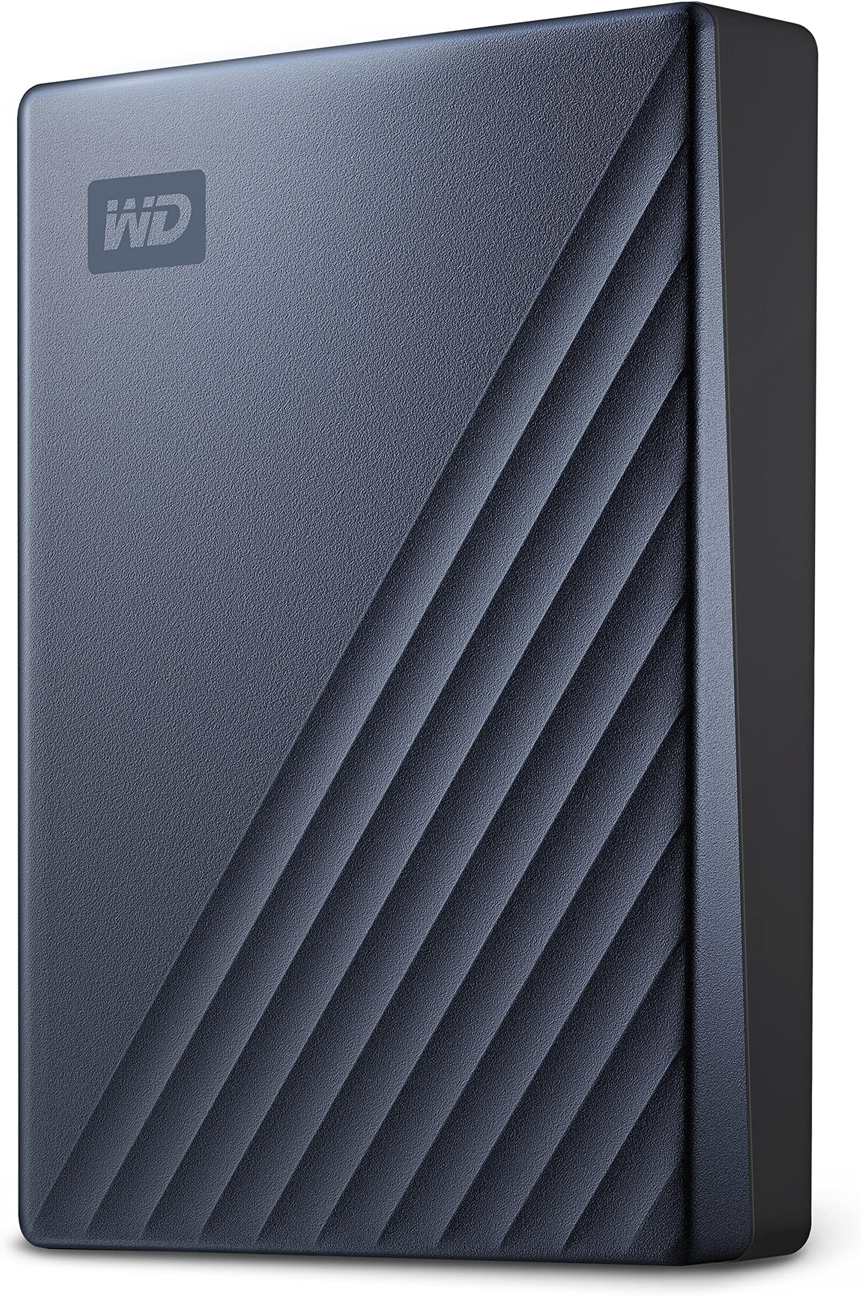 WD 2TB My Passport Ultra, portable external storage, external hard drive, software with defense against ransomware, backup and password protection, Works with PC, Xbox S|X, PS5, PS4, Midnight Blue