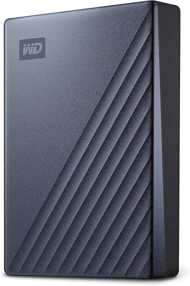 Western Digital WDBFTM0040BBL-WESN Portable External Hard Drive 4TB Blue