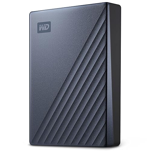 WD 4To My Passport Ultra, Disque Dur Externe Portable, USB-C, compatibilité avec PC, Xbox et Playstation, Boîtier métallique épuré - My Passport Ultra - 4TB - Midnight Blue