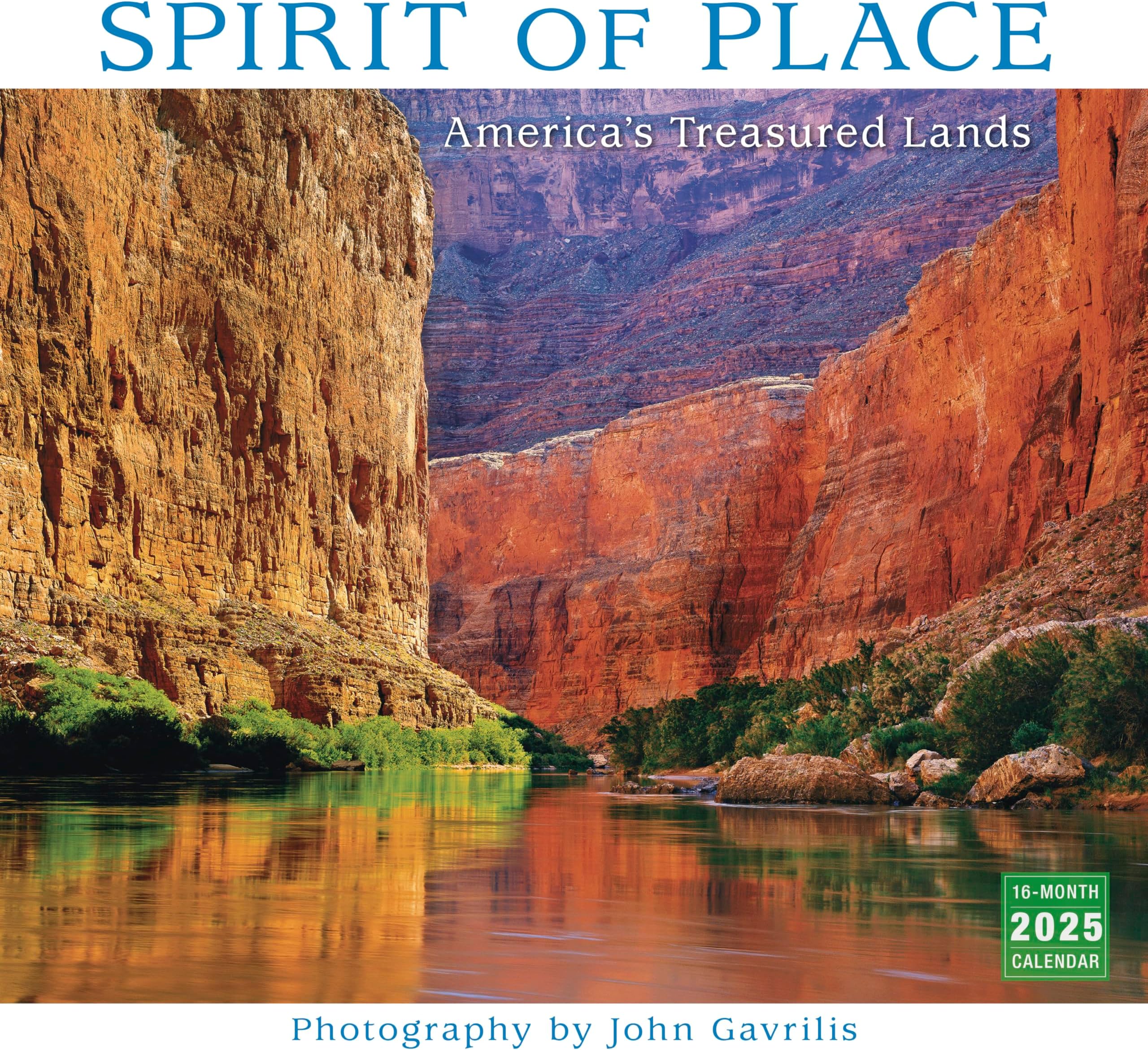 The Spirit of Place 2025 Wall Calendar โ The Photography of John Gavrilis 12" x 12"