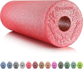 BODYMATE Foam Roller Standard Medium Hard Length 45cm Diameter 15cm with Free E-Book - Professional Foam Roller Sizes