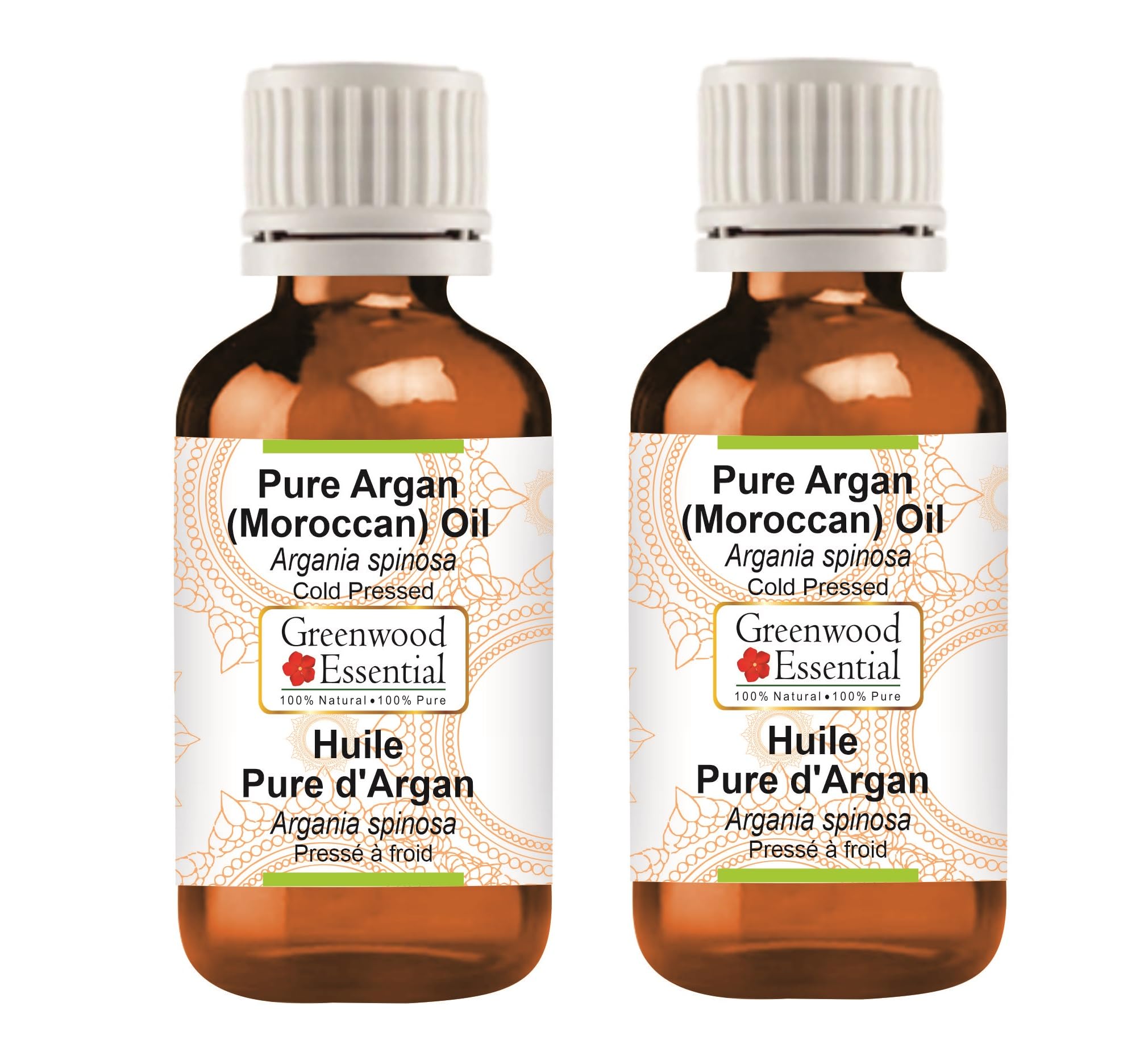 Huile d'argan naturelle Greenwood Essential 100 ml x 2 pour soin visage et corps - 15