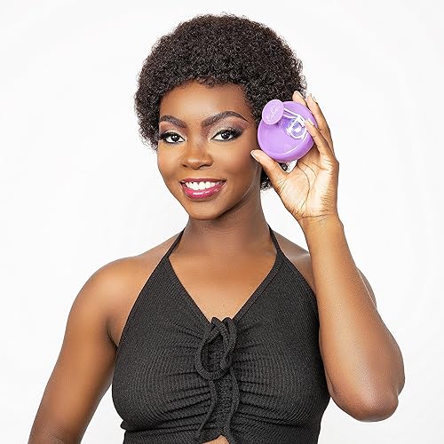 Miniatura 7 de Esha Girl - Masajeador de cuero cabelludo y cabeza de silicona suave  Cepillo de champú para húmedo seco aceitoso rizado recto grueso fino áspero