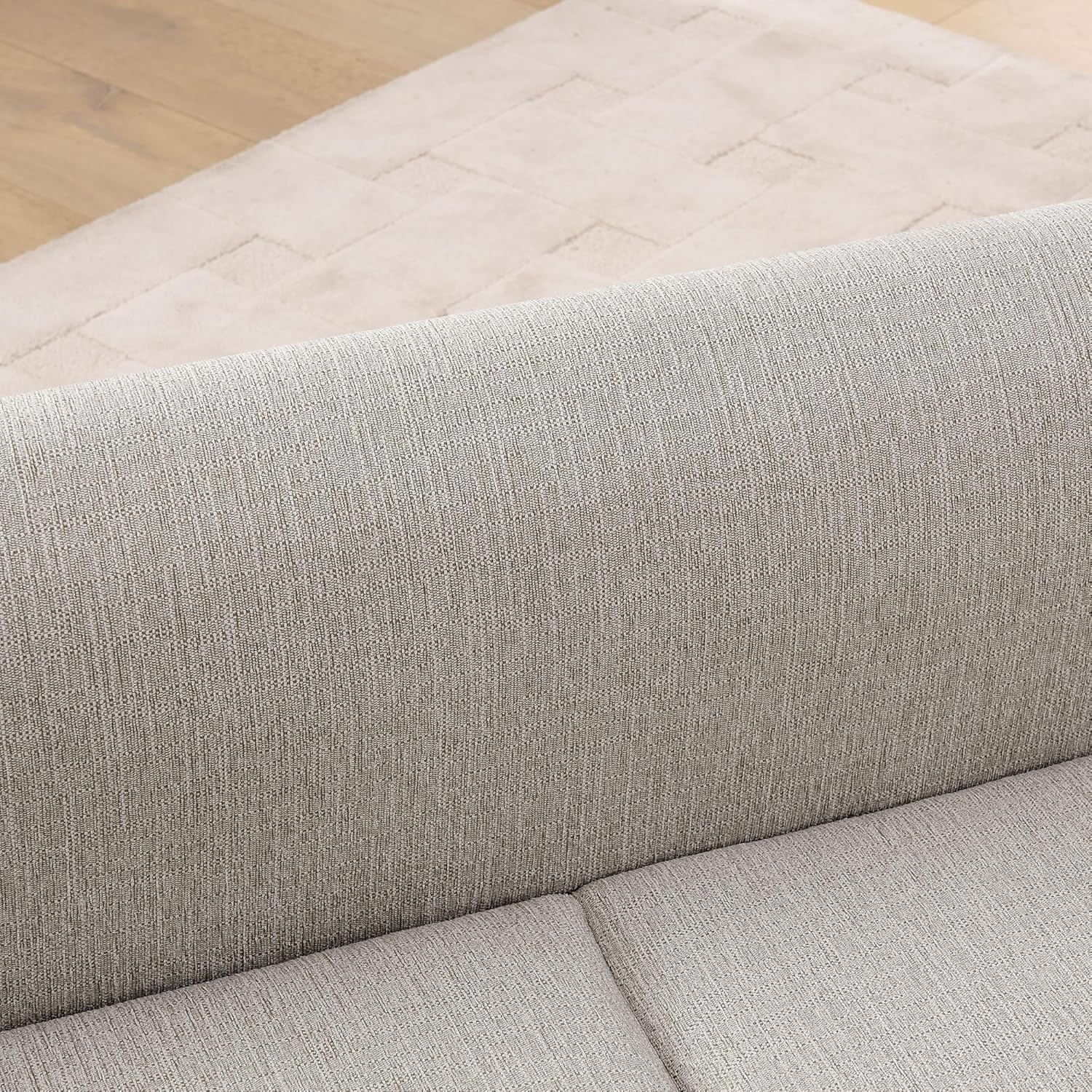 56.5" Dog Sofa Couch for Medium and Large Dogs with Backrest and Armrest, Memory Foam Dog Sofa Bed, Modern Elevated Pet Couch Bed with Legs for Dogs, Beige