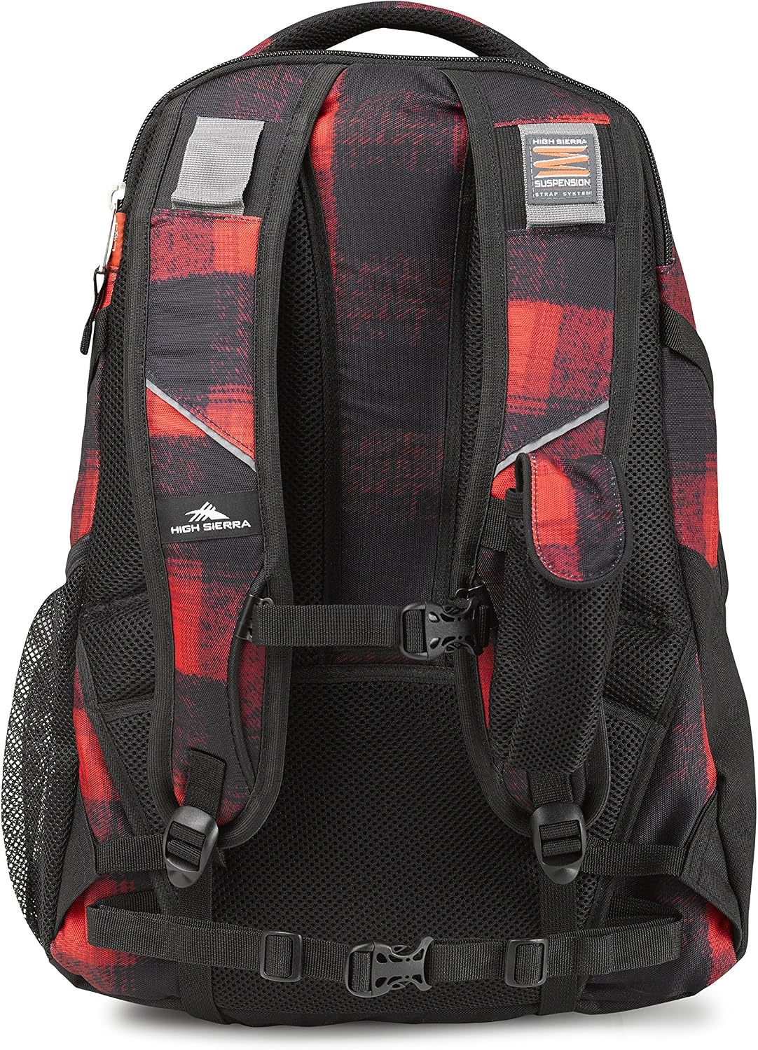 High Sierra Access Laptop Backpack, Buffalo Plaid/Black, 20 x 15 x 9.5-Inch