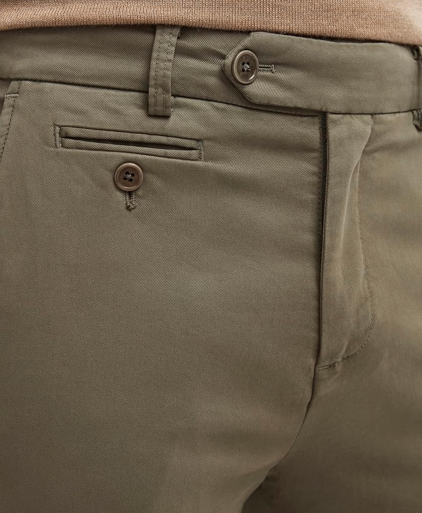 Brooks Brothers Men's Garment-Dyed Vintage Chino Pants