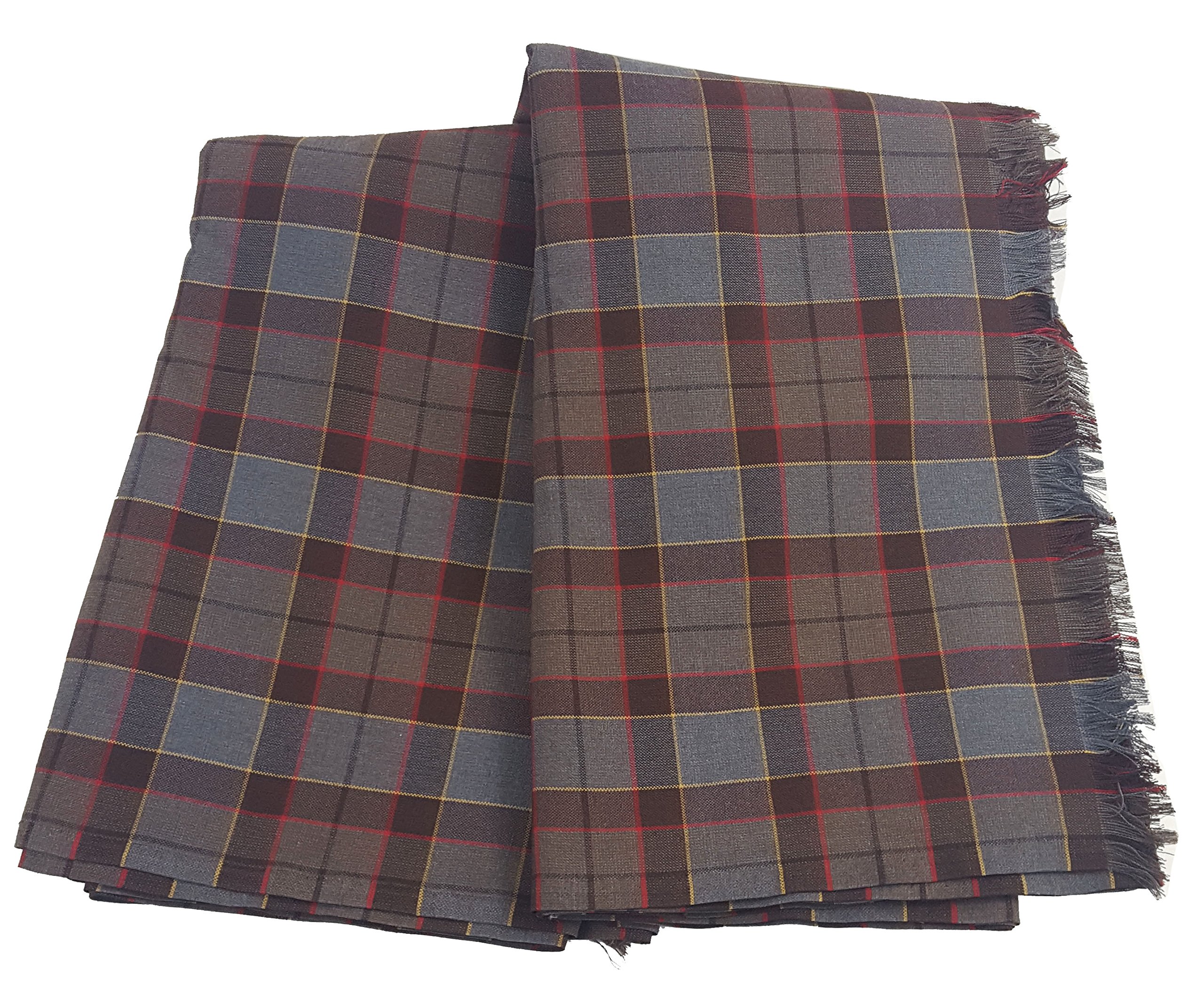 The Celtic Croft Outlander Fraser Great Kilt Poly/Viscose Tartan - Officially Licensed