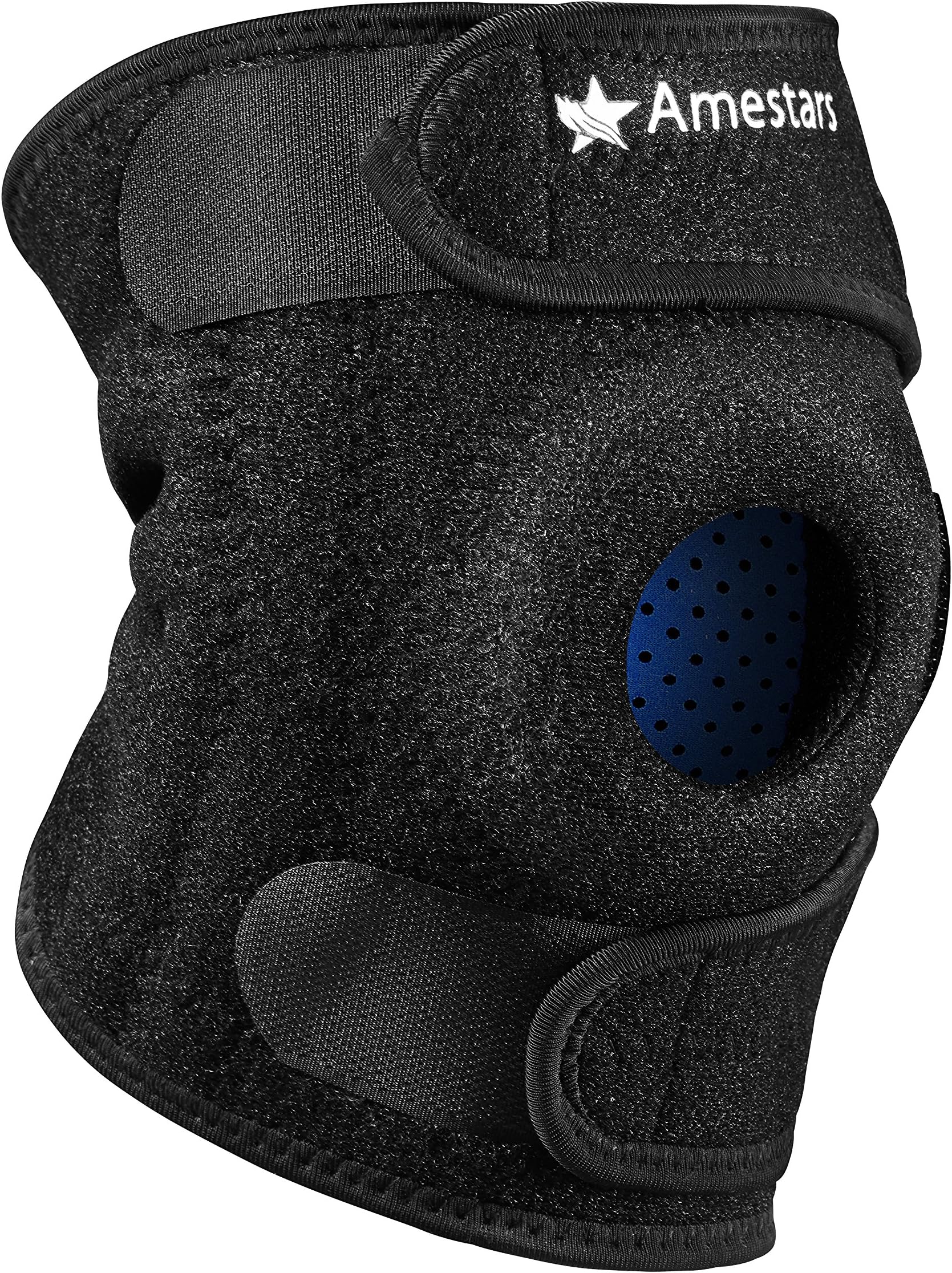Non-Slip Knee Support Brace - Open Patella Support & Lateral Stabiliser (Medical Grade). Adjustable Knee Brace Helps With ACL/PCL/LCL & MCL Ligament Damage, Meniscus, Injuries
