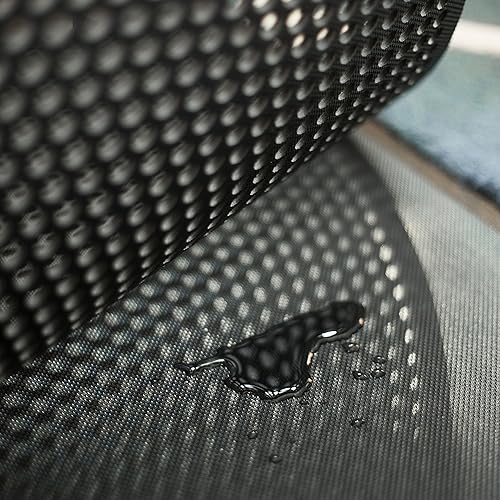 Miniatura 9 de iPrimio Tapete de arena jumbo para gatos de 29 x 27 pulgadas, alfombra de arena para gatitos, alfombra atrapa la arena a través de agujeros grandes,