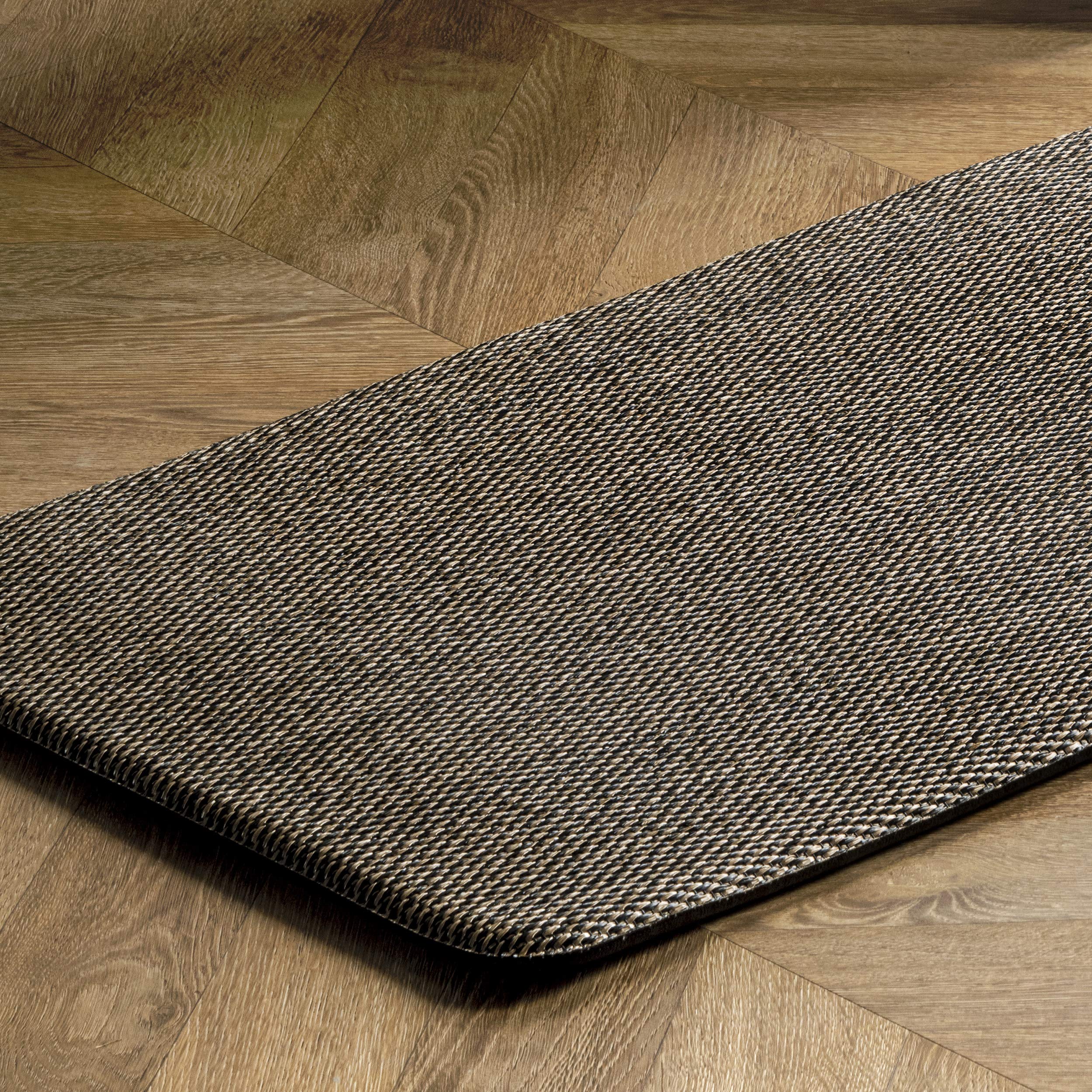 nuLOOM Casual Braided Anti Fatigue Kitchen or Laundry Room Comfort Mat