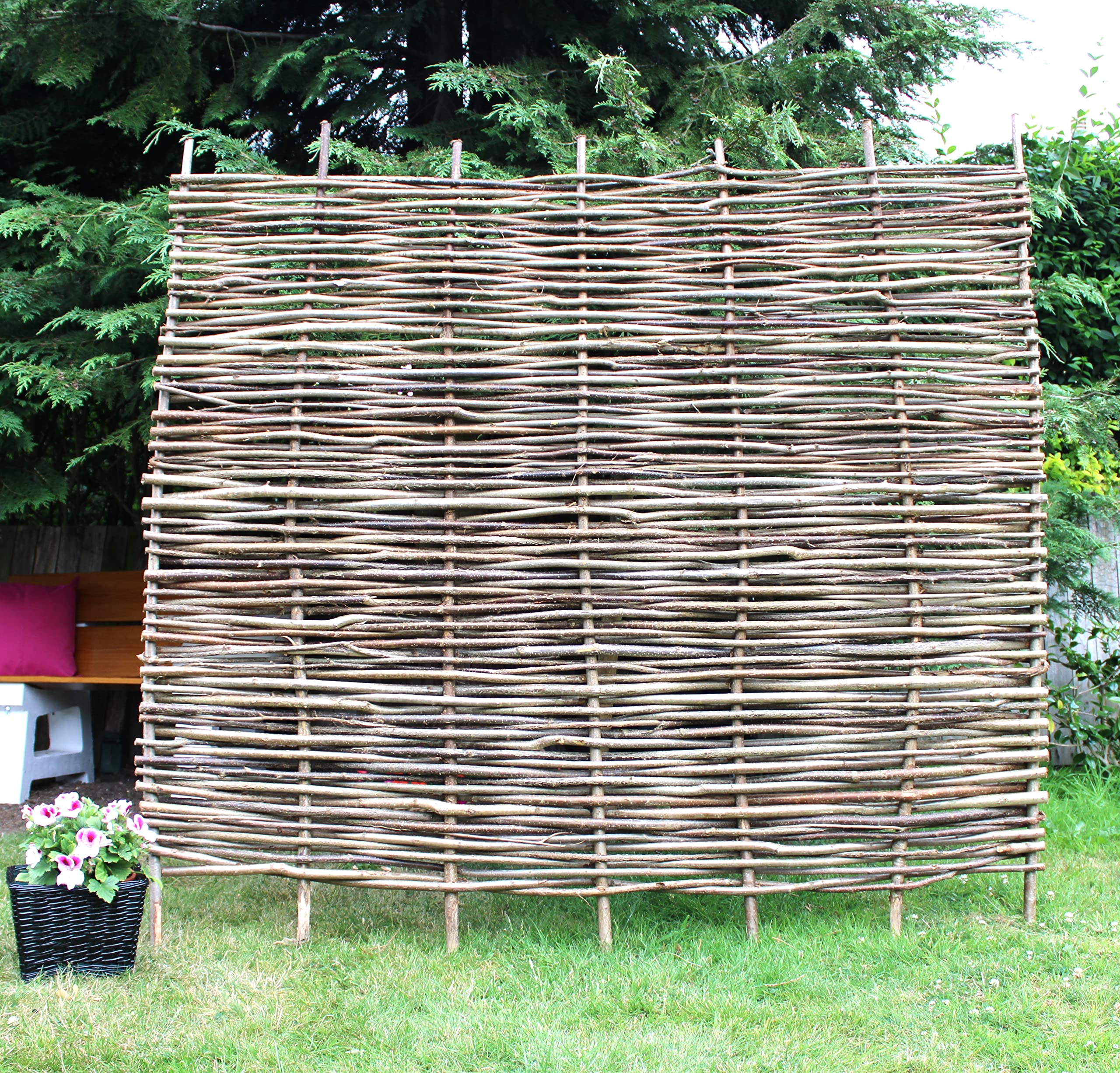 Hazel Wood Fence Panel Hurdle (6 feet by 6 feet)
