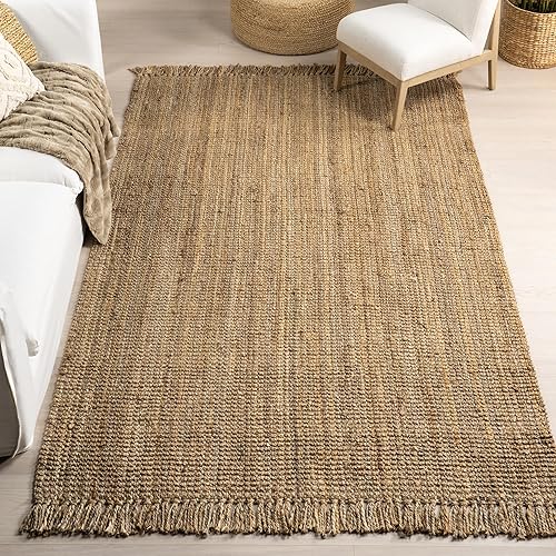 nuLOOM Natura Collection - Alfombra de fibras de yute con nudo grueso nuLOOM Natura Collection - Alfombra de fibras de yute con nudo grueso