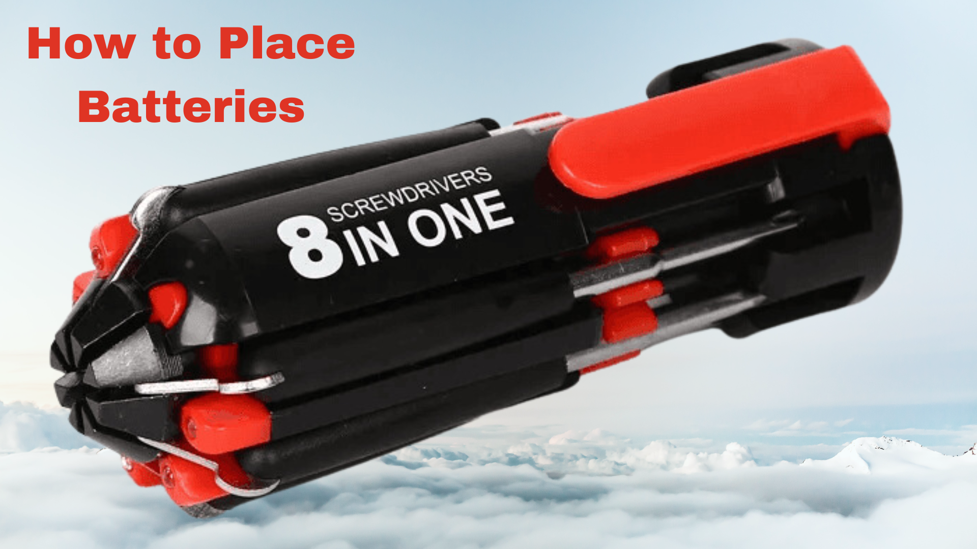 GUJISH 8 in 1 Multi-Function Screwdriver Kit with 6 Built in LED