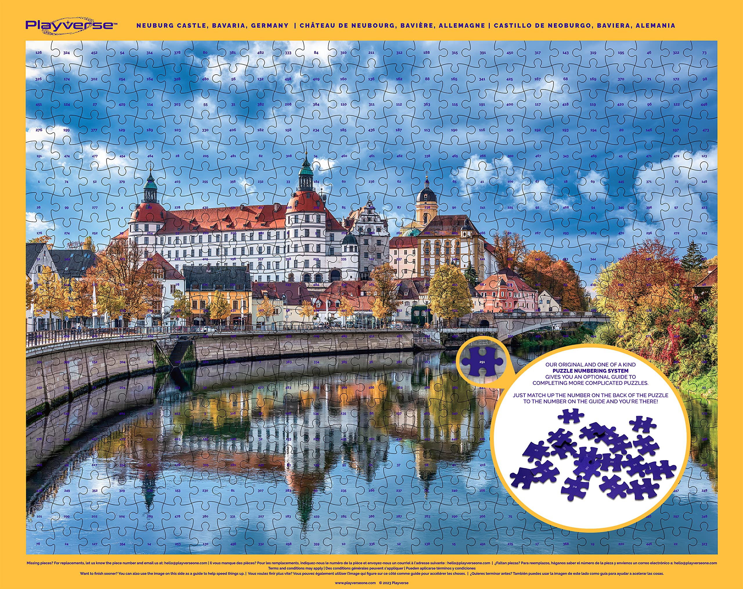 Amazon.co.jp: PLAYVERSE - ノイブルク城宮殿、ドイツ - 500ピース