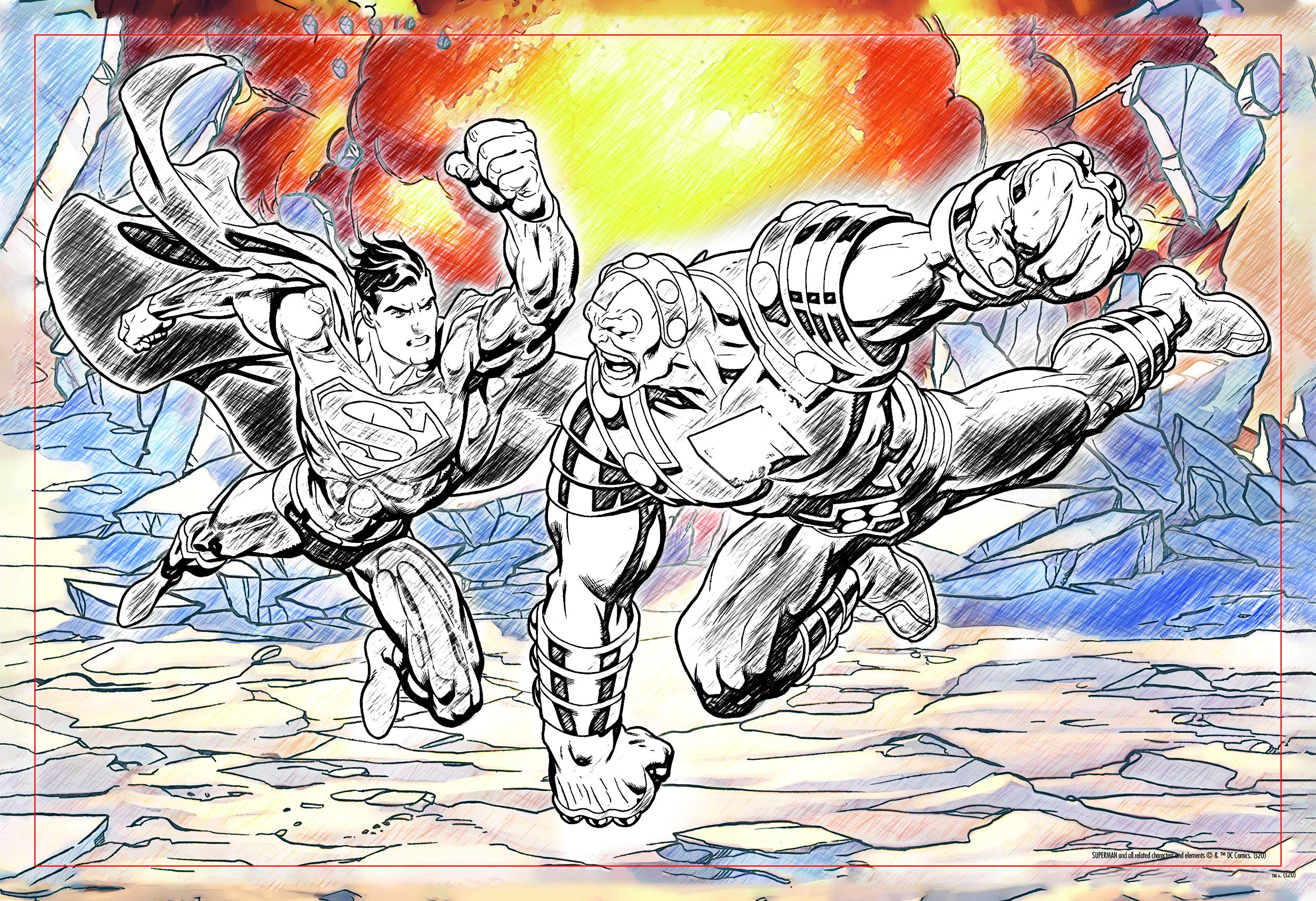 4D Puzzle - Scratch Off Puzzle Superman - 150 PCS