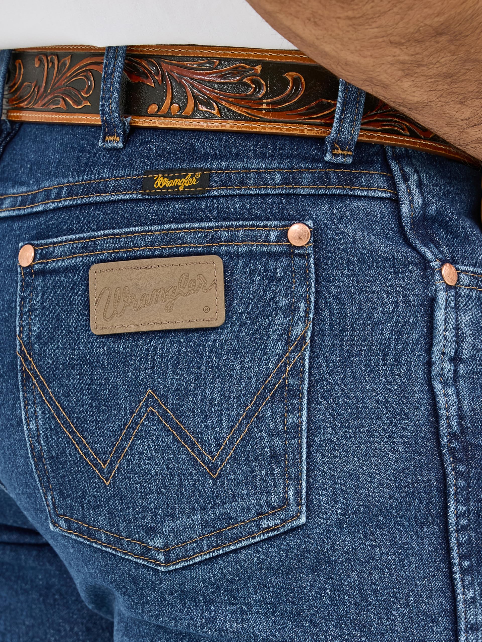 Wrangler Vaquero Flex Active Flex de Corte Vaquero para Hombre Azul Stonewash 44 W/34 L