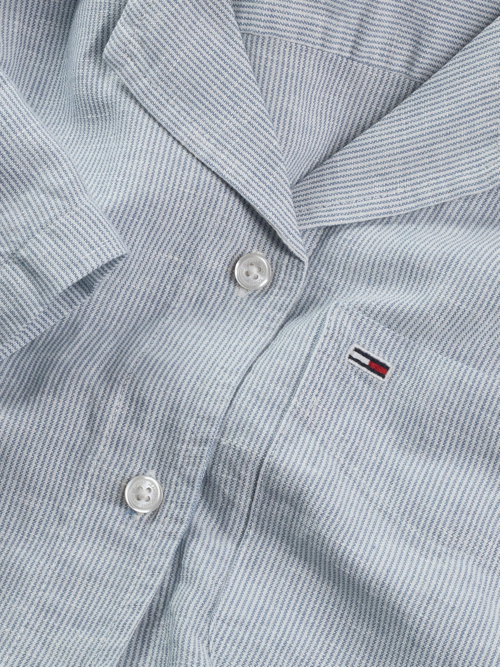 Tommy Jeans Donna Camicia Linen Cropped