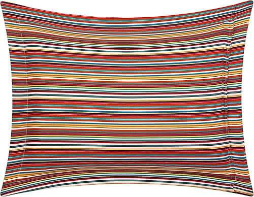 Miniatura 4 de Chic Home Juego de edredón de 6 piezas Chennai reversible inspirado en boho y técnica contemporánea de rayas en una bolsa, tamaño individual, color