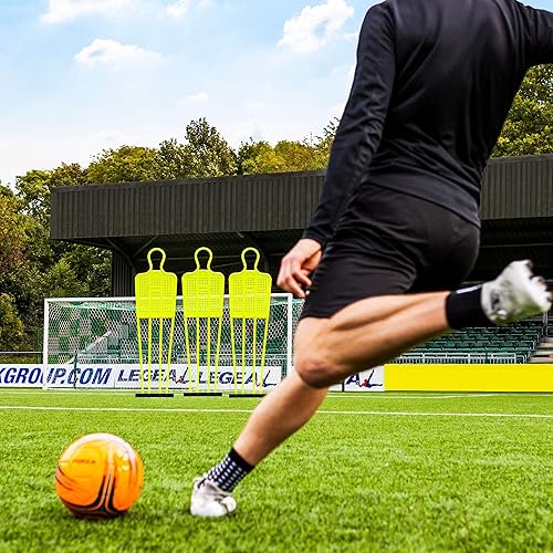 Miniatura 7 de Net World Sports Maniquíes de tiro libre de fútbol Forza Mini, Junior y Senior  Equipo de entrenamiento de fútbol  Equipo de fútbol para