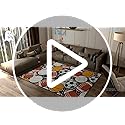 Kids Sports Balls Mat - Balls Rug for Boys Kids Room Sports Carpet Rug for Bedroom Ball Area Rugs, 2x3 Feet