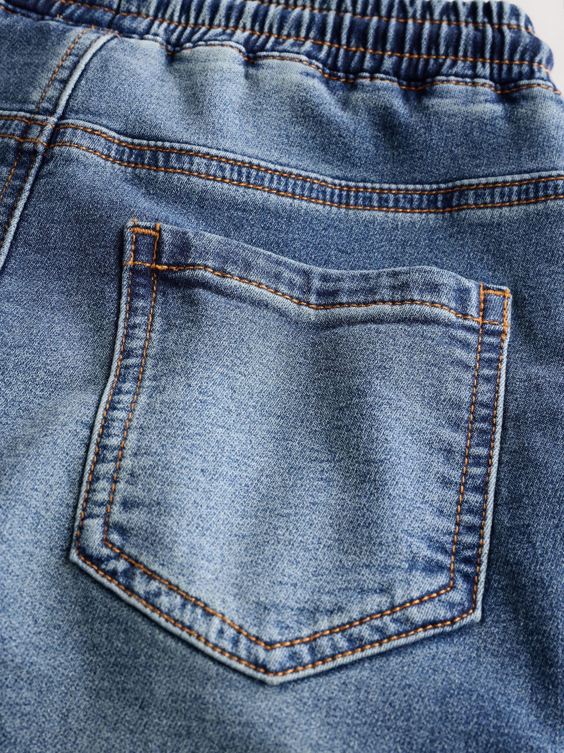 NEXT Garçon Jean Cargo à Taille élastique, Lot de 2